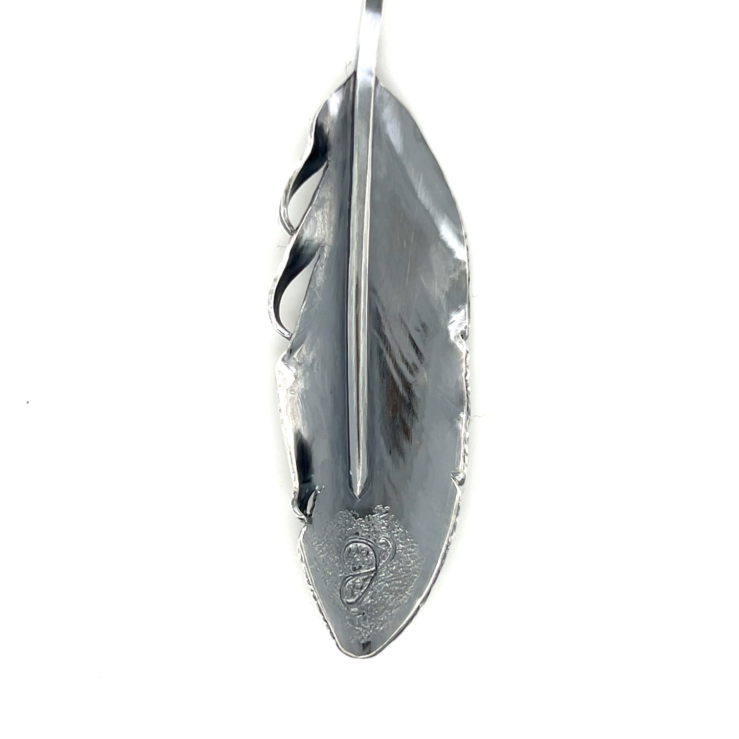 Jack Hsu Studio 2025 Summer Collection - Faith | Repousse Feather Long Pendant Necklace