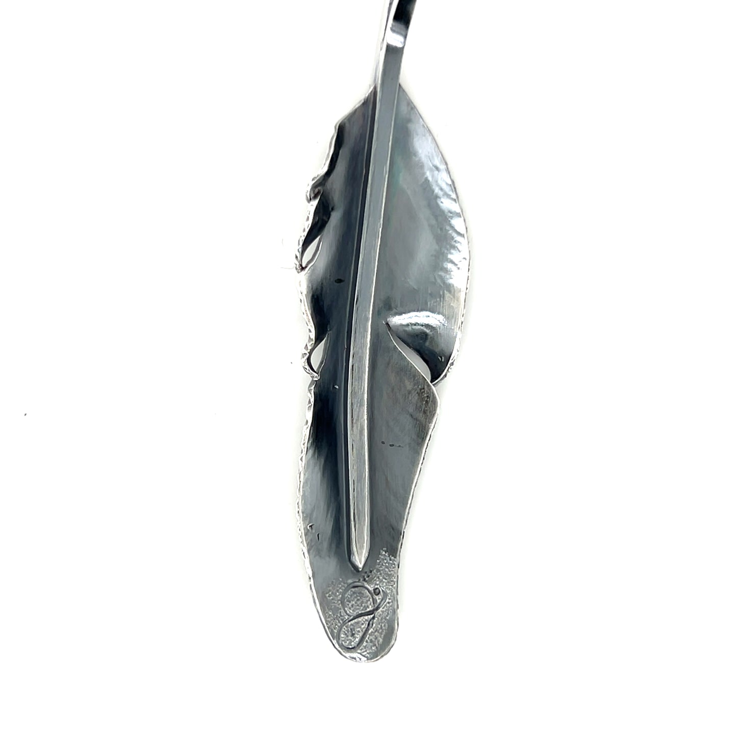 Jack Hsu Studio 2025 Summer Collection - Dreamer | Repousse Feather Long Pendant Necklace
