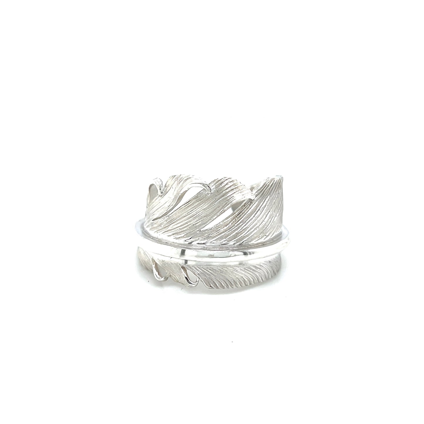 Jack Hsu Studio Made-to-Order Collection Repousse Feather Ring