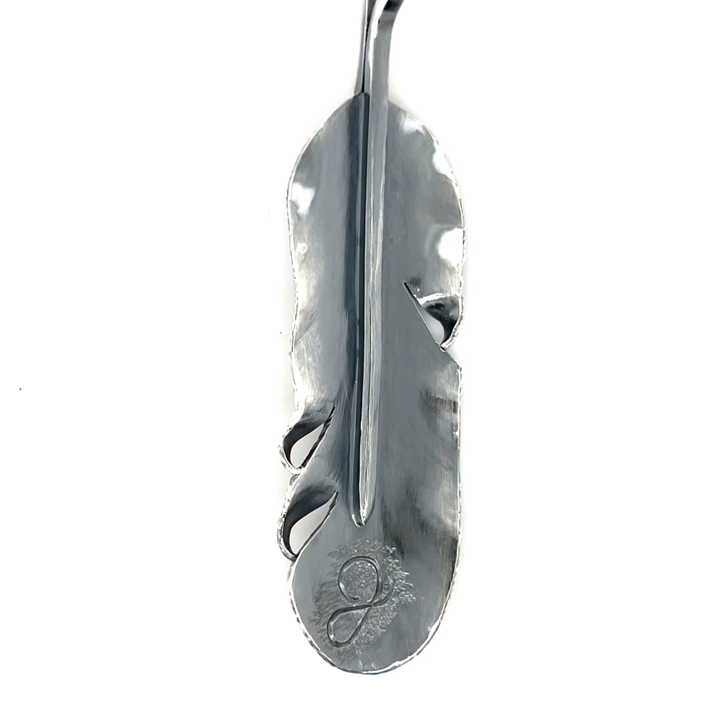 Jack Hsu Studio 2025 Summer Collection - Root | Repousse Feather Long Pendant Necklace
